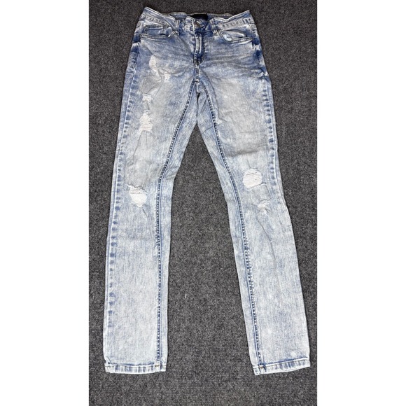 Refuge Womens Jeans Size 2 Light Wash Distressed Denim - Picture 1 of 3